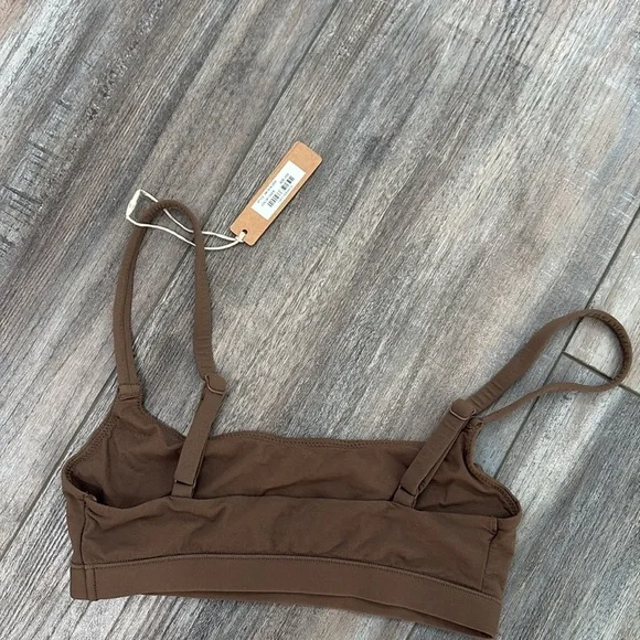 SKIMS Fits Everybody Scoop Oxide Bralette Large XXS NWT - Picture 7 of 9